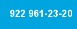 922 961-23-20